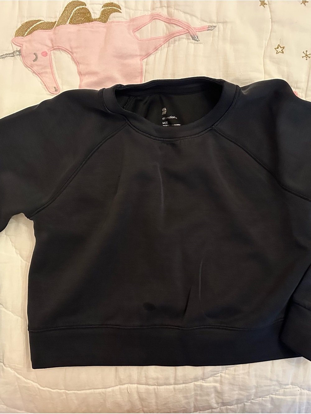 all in motion Black Crewneck Sweatshirt and sweat pant